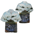 Green Giant Helicopter Hawaiian Shirt, Helicopter Shirt For Men, Hawaiian Shirt With Helicopter