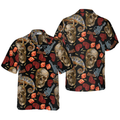 Skull Chameleon Hawaiian Shirt